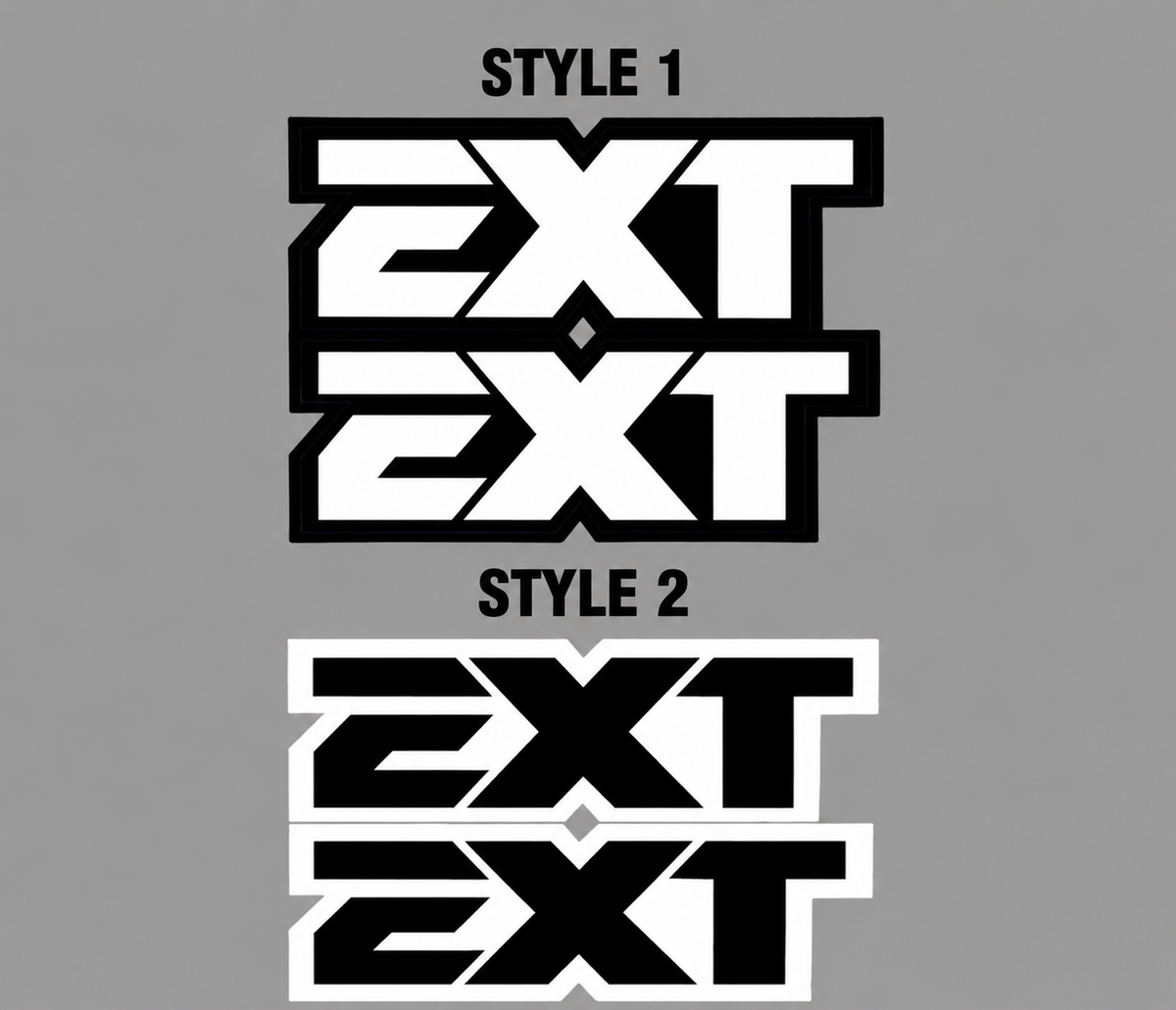 EXT Fork Decals