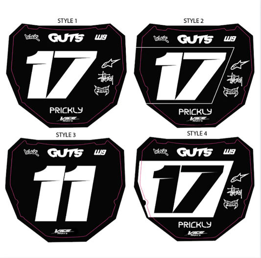 Odi Number Plate Decal
